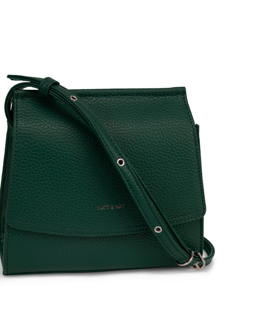 ERIKA Vegan Crossbody Bag - Purity | Color: Green - variant::empress