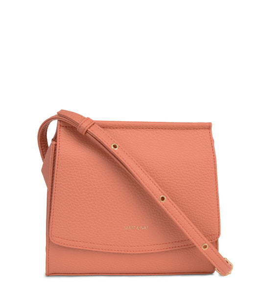 ERIKA Vegan Crossbody Bag - Purity | Color: Orange, Pink - variant::plush