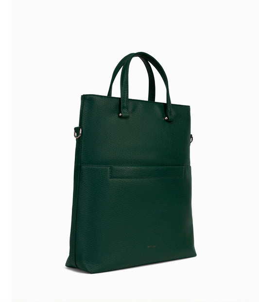 LENNIE Vegan Tote Bag - Purity | Color: Green - variant::empress