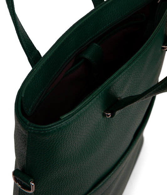 LENNIE Vegan Tote Bag - Purity | Color: Green - variant::empress