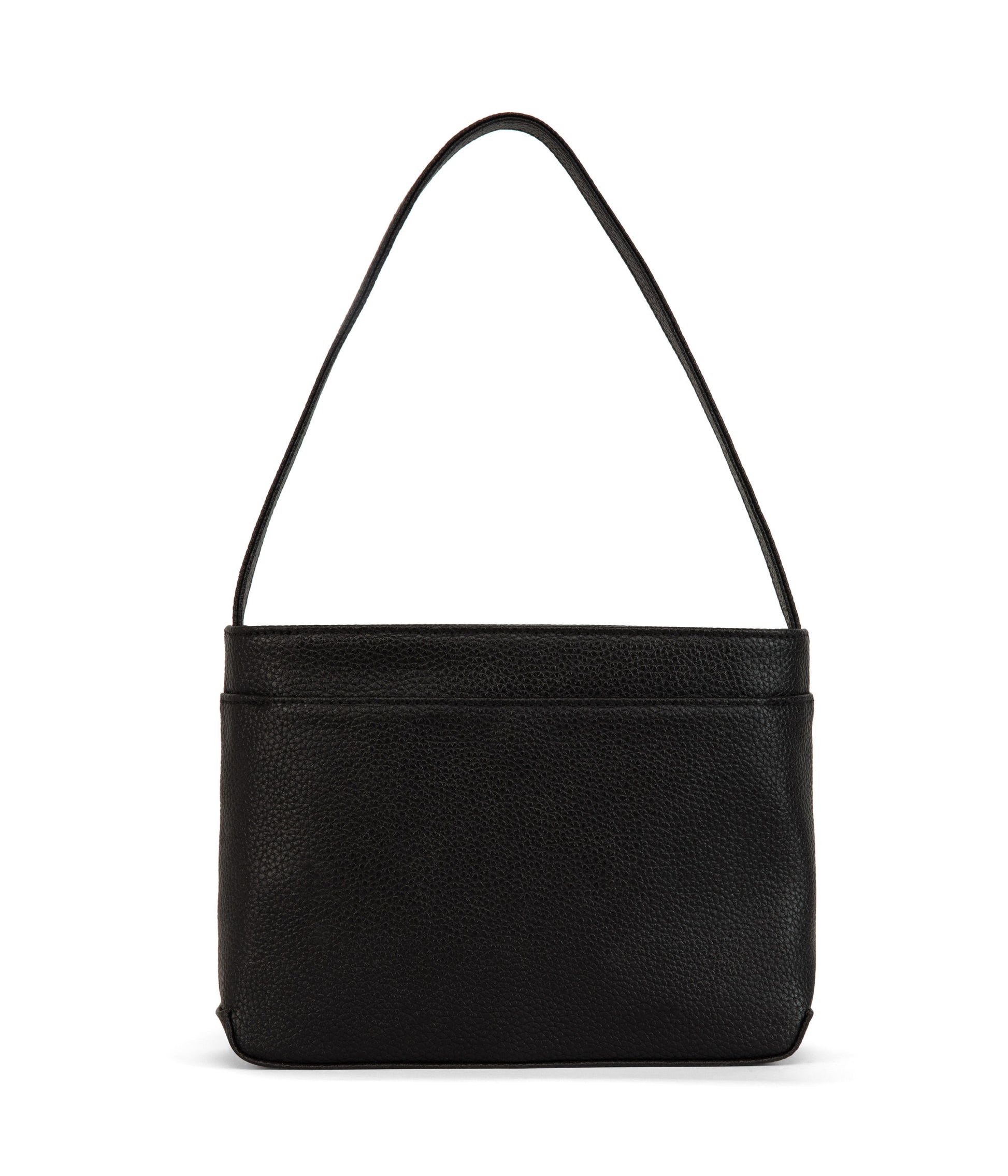 LUISA Vegan Shoulder Bag - Purity | Color: Black - variant::black