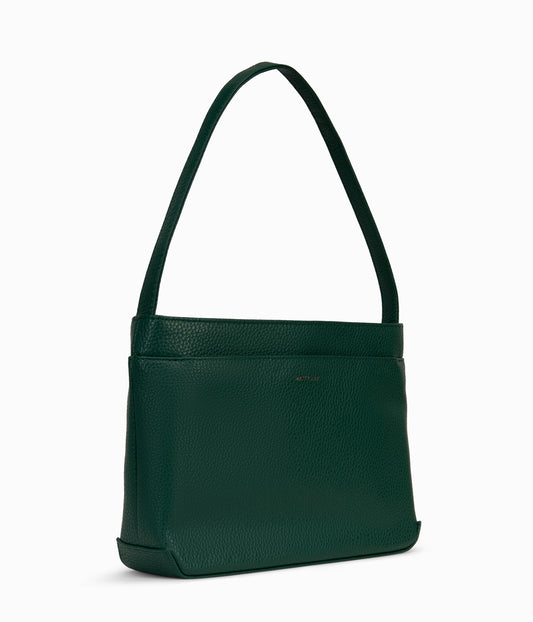LUISA Vegan Shoulder Bag - Purity | Color: Green - variant::empress
