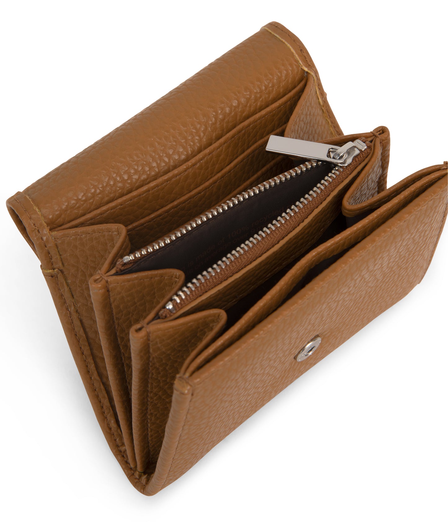 NANO Vegan Wallet – Purity | Color: Tan, Brown - variant::amber