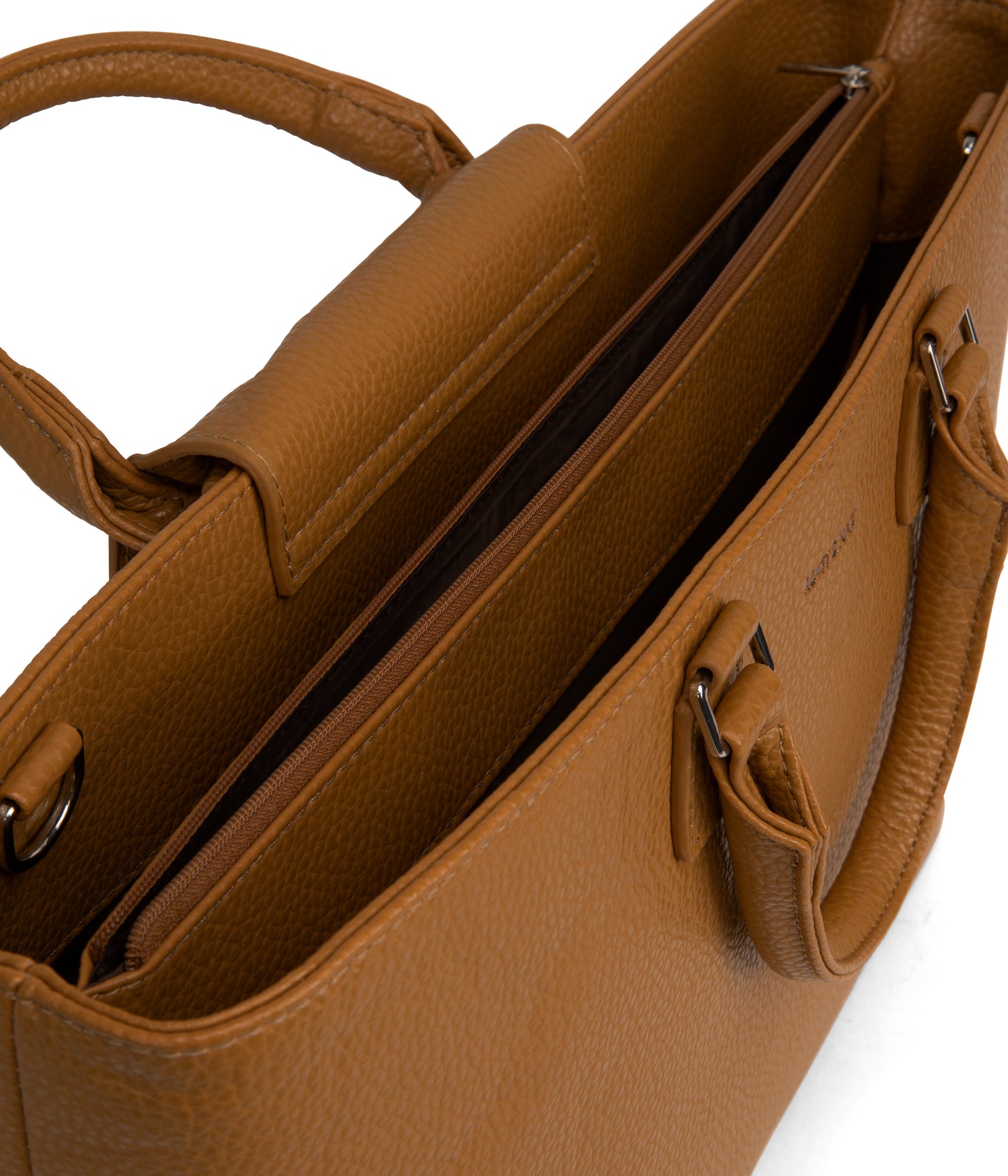 SEVYN Vegan Satchel - Purity | Color: Tan, Brown - variant::amber