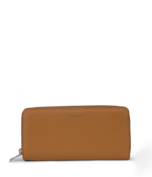 SUBLIME Vegan Wallet - Purity | Color: Tan, Brown - variant::amber