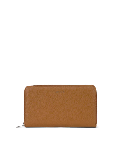 TRIP Vegan Travel Wallet - Purity | Color: Tan, Brown - variant::amber