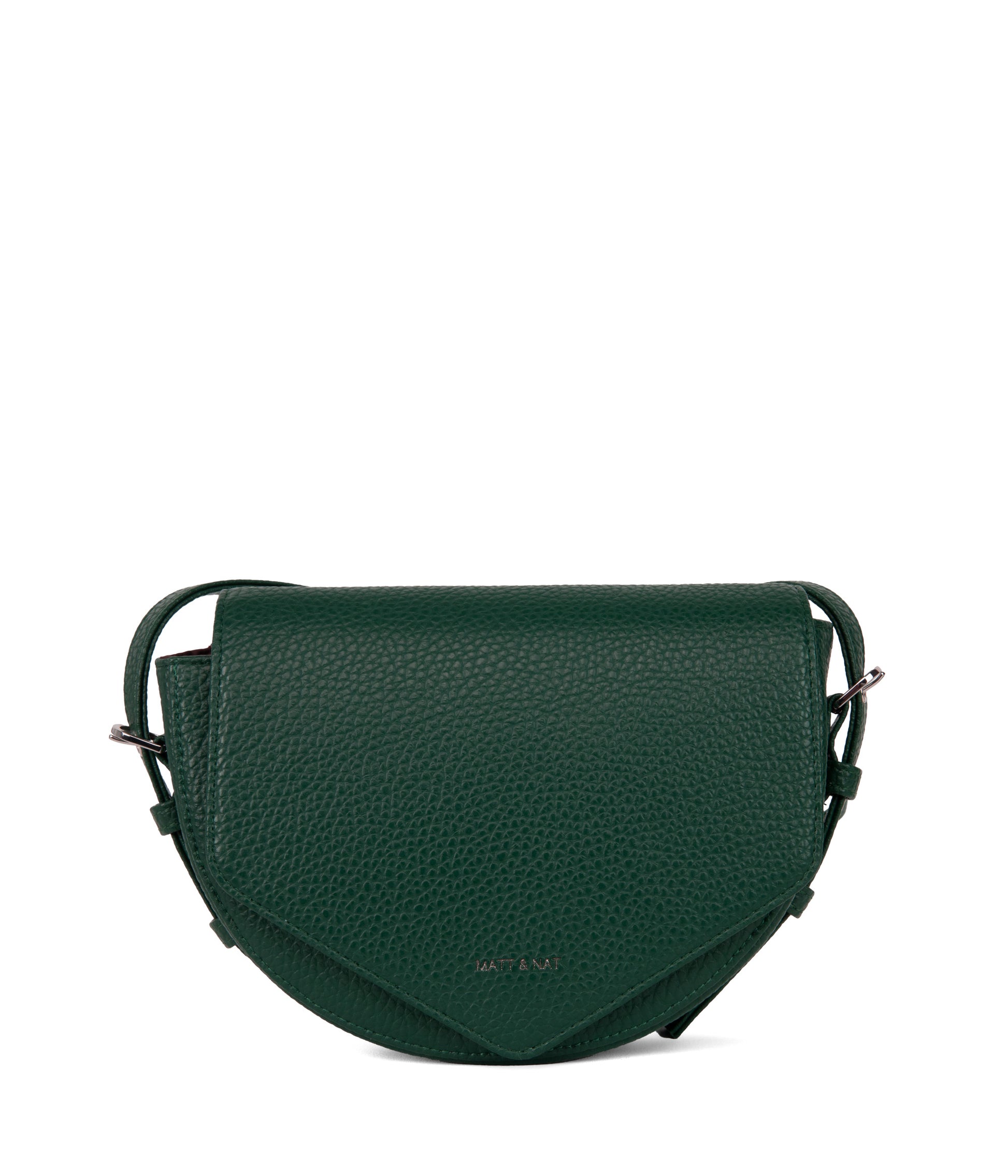 TWILL Vegan Saddle Bag - Purity | Color: Green - variant::empress