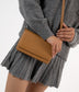 BEE Vegan Crossbody Bag - Purity | Color: Tan, Brown - variant::amber