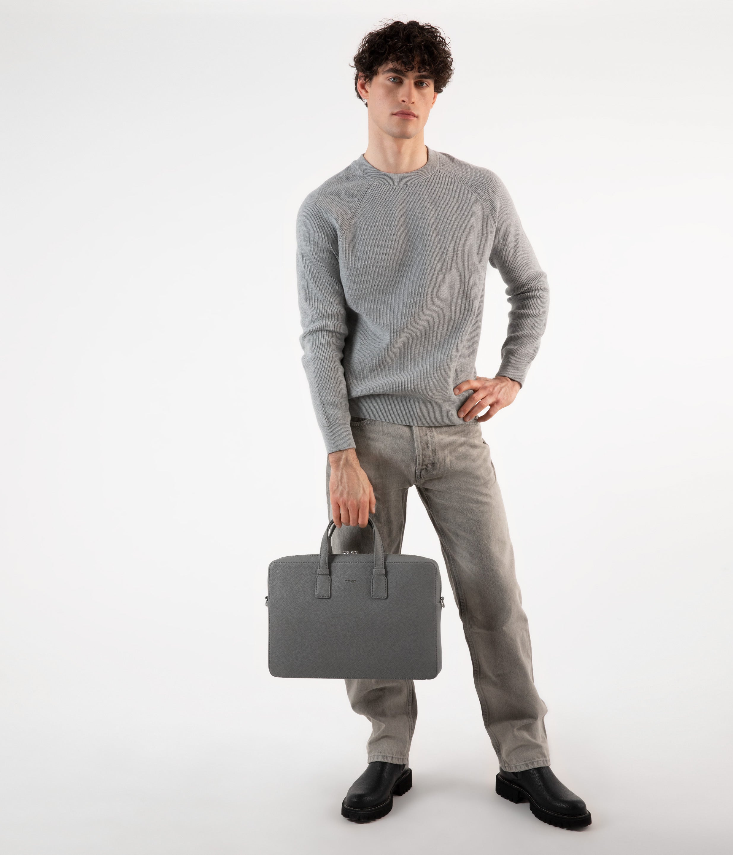 BELEM Vegan Briefcase - Purity | Matt & Nat Canada