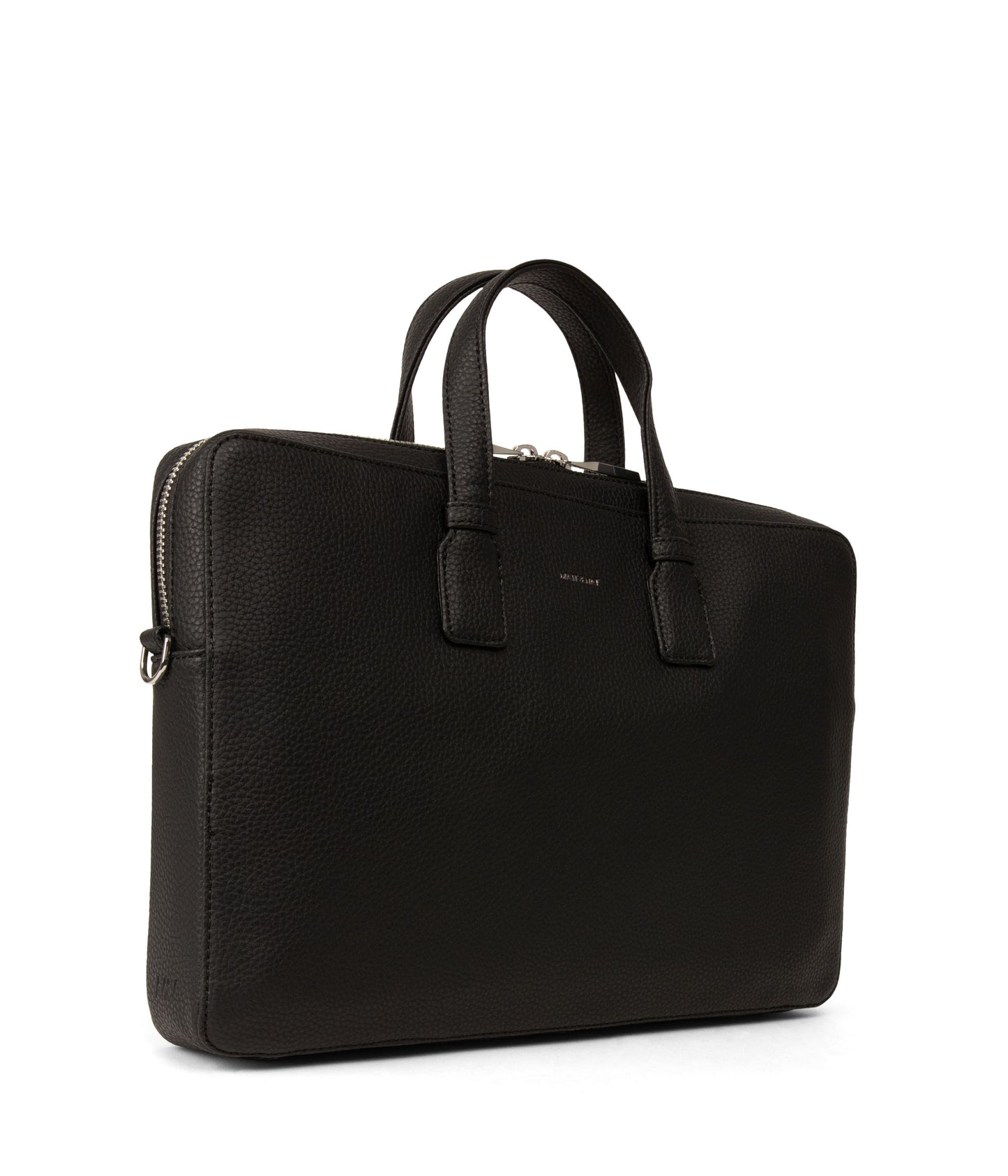 BELEM Vegan Briefcase - Purity | Color: Black - variant::black