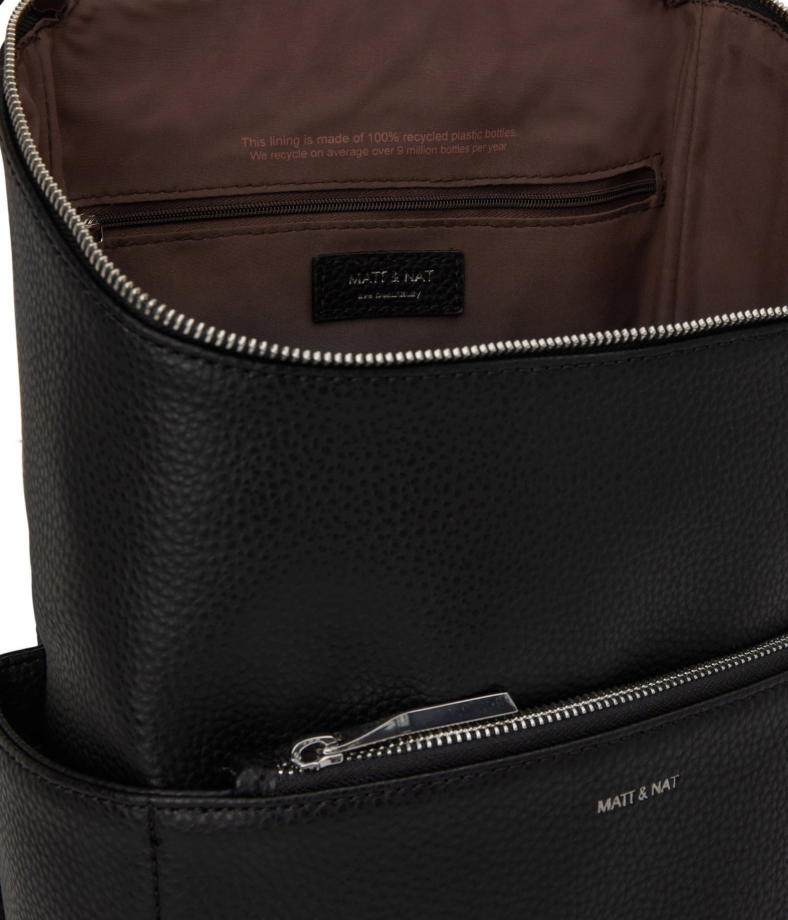 brave faux leather backpack matt & nat BRAVE Vegan Backpack - Purity