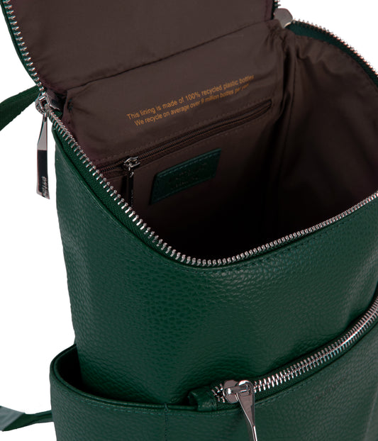 BRAVESM Small Vegan Backpack - Purity | Color: Green - variant::empress