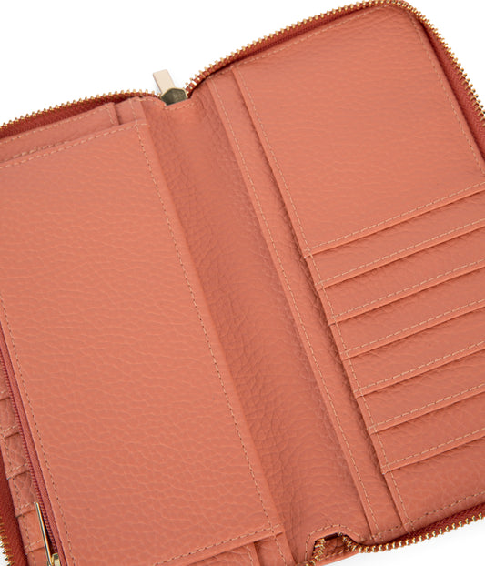 CENTRAL Vegan Wallet - Purity | Color: Orange, Pink - variant::plush