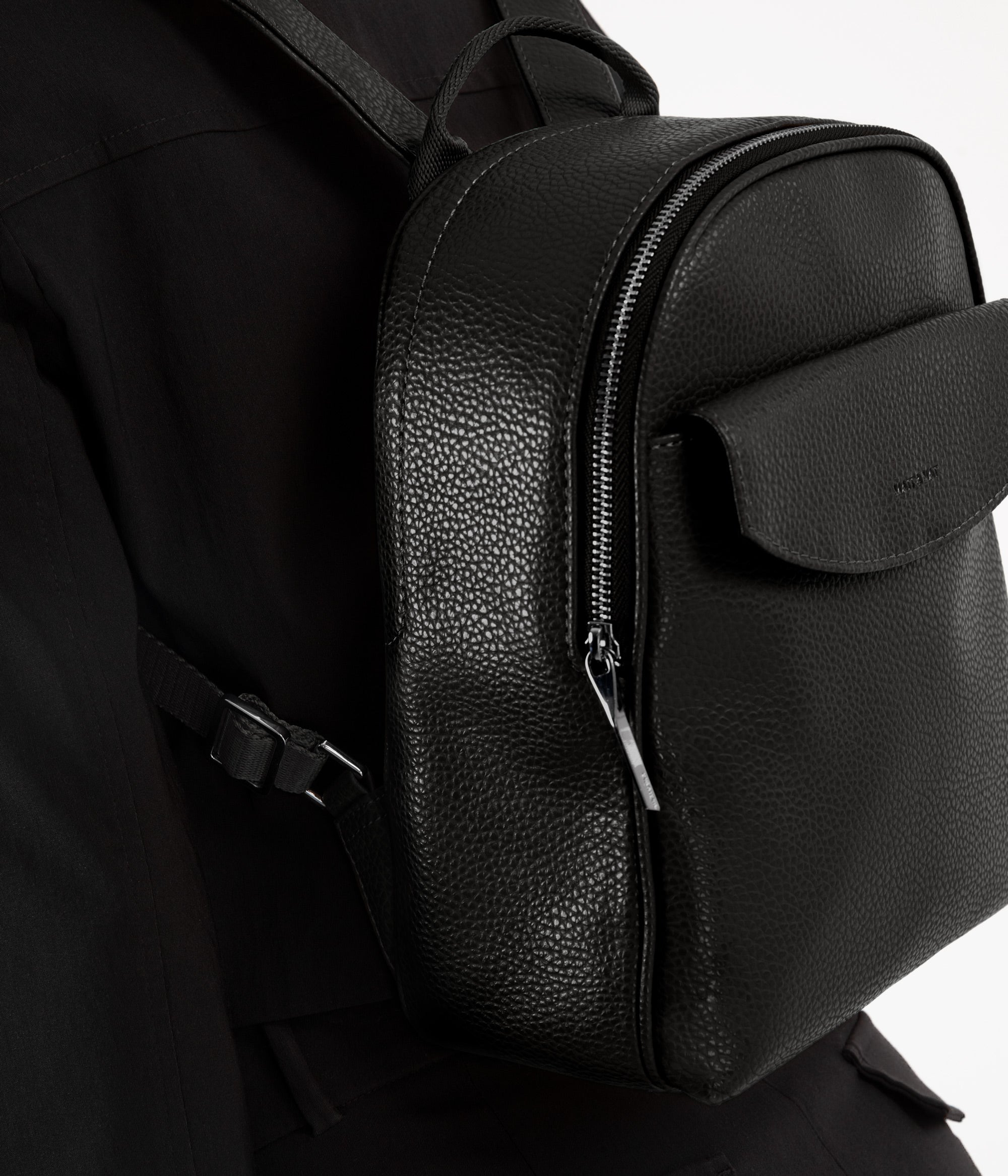 anthropologie jaylen backpack in blacj leather HARLEM Small Vegan Backpack - Purity