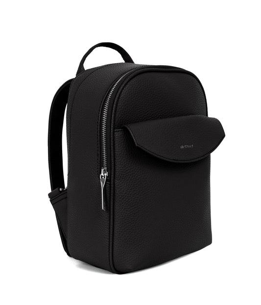 HARLEM Small Vegan Backpack - Purity | Color: Black - variant::black