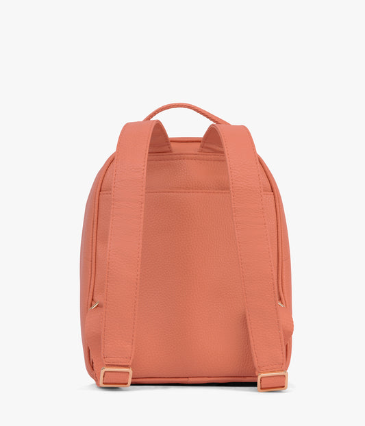 HARLEM Small Vegan Backpack - Purity | Color: Orange, Pink - variant::plush