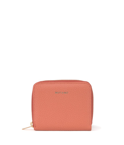 RUE Small Vegan Zip Wallet - Purity | Color: Orange, Pink - variant::plush