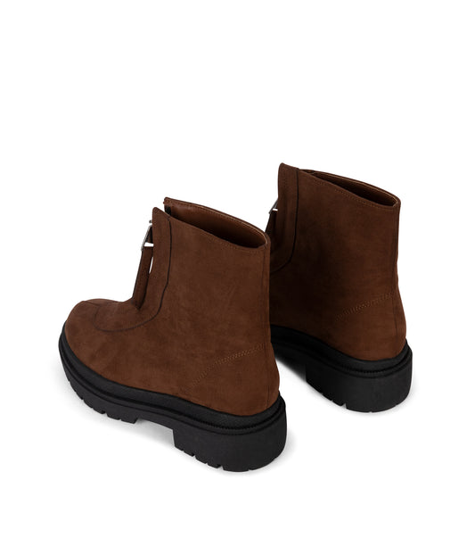 OPAL Women's Vegan Ankle Boots | Color: Brown - variant::brown