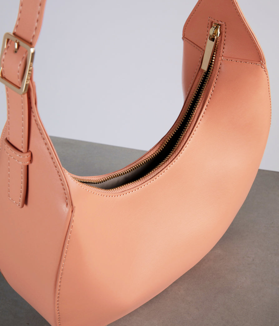 GIULIA Vegan Shoulder Bag - UPPEAL™ | Color: Orange - variant::lustre