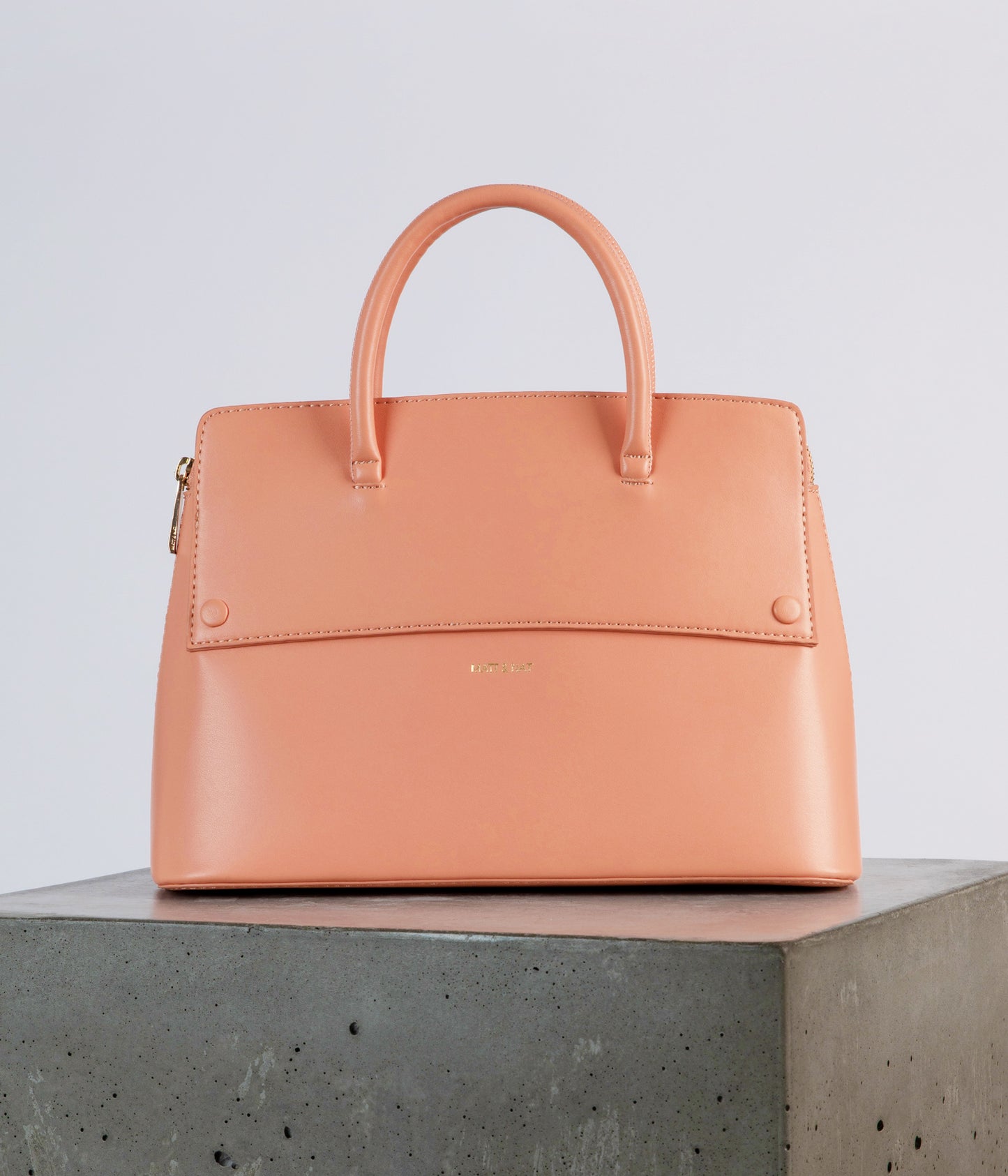 SILVA Vegan Satchel - UPPEAL™ | Color: Orange - variant::lustre