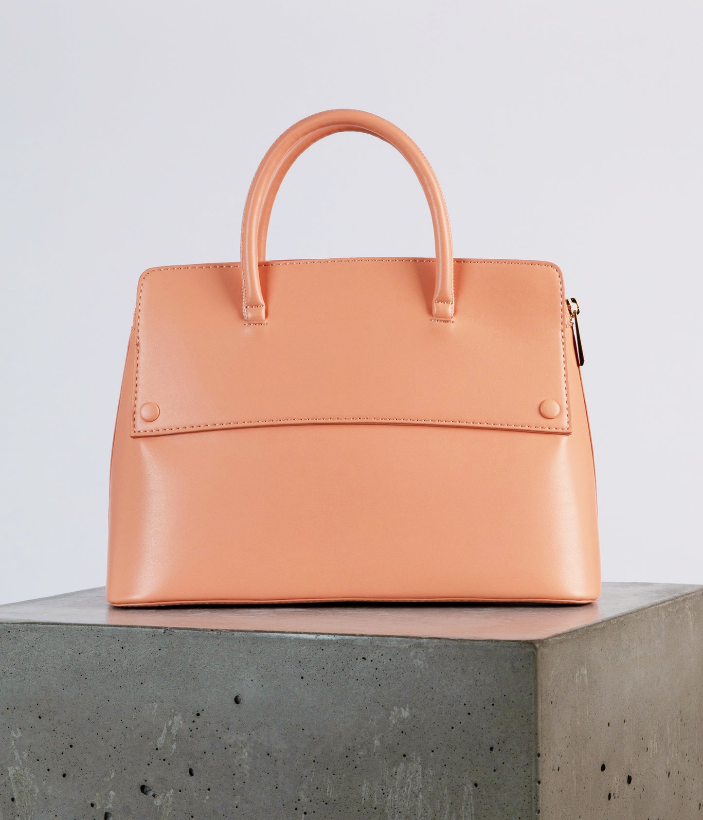 SILVA Vegan Satchel - UPPEAL™ | Color: Orange - variant::lustre