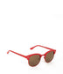 BUA Clubmaster Sunglasses | Color: Red, Brown - variant::red