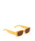 KIIN-2 Recycled Rectangle Sunglasses | Color: Yellow, Brown - variant::mustard