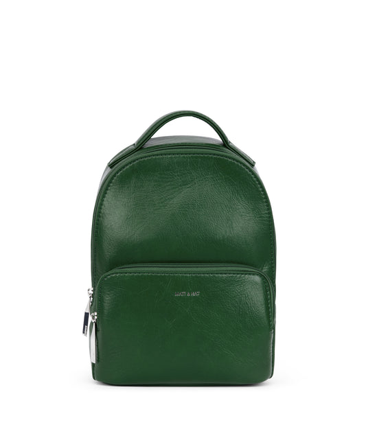 CAROSM Small Vegan Backpack - Theme | Color: Green - variant::mural