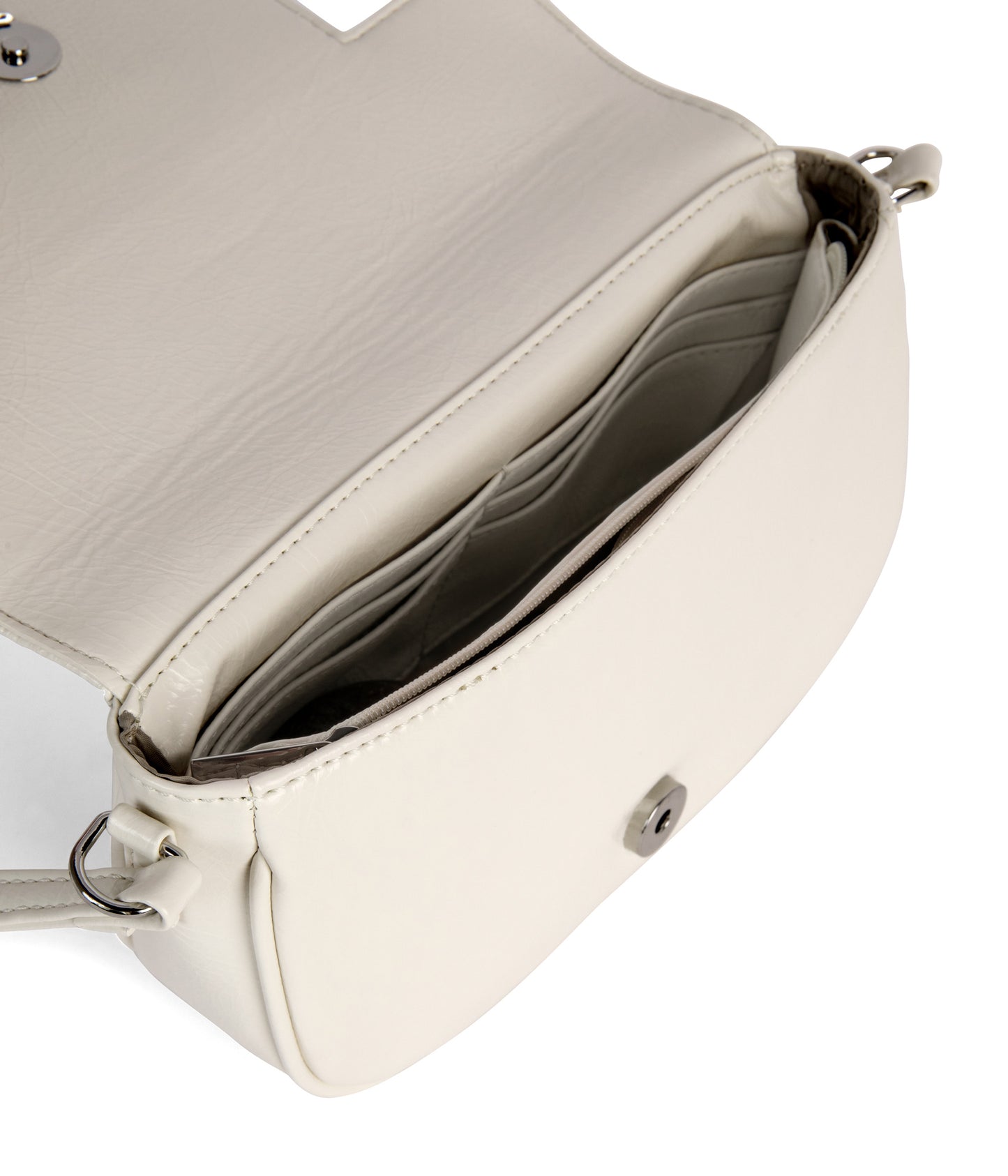 HAITI Vegan Crossbody Bag - Theme | Color: White - variant::snowberry