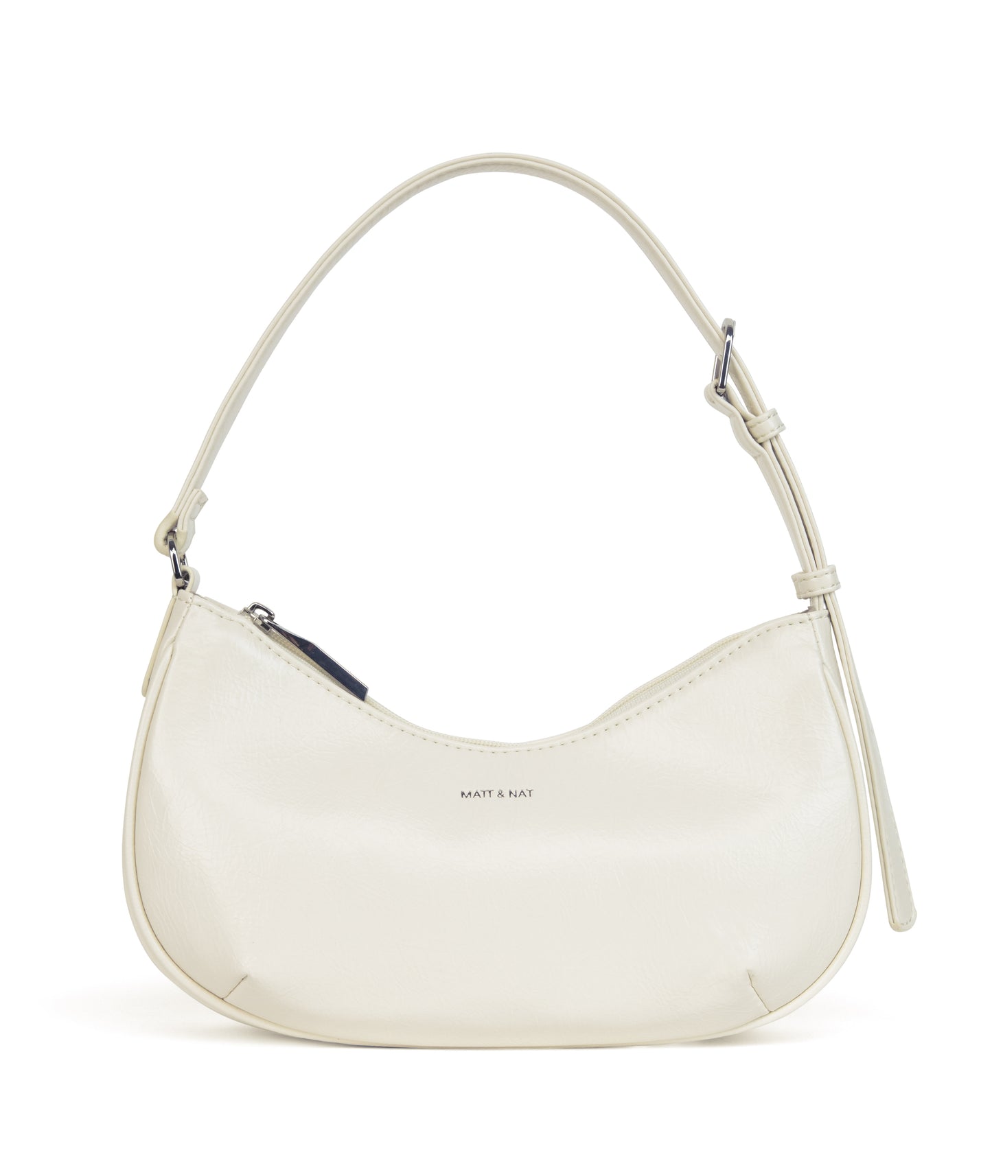 MARI Vegan Shoulder Bag - Theme | Color: White - variant::snowberry