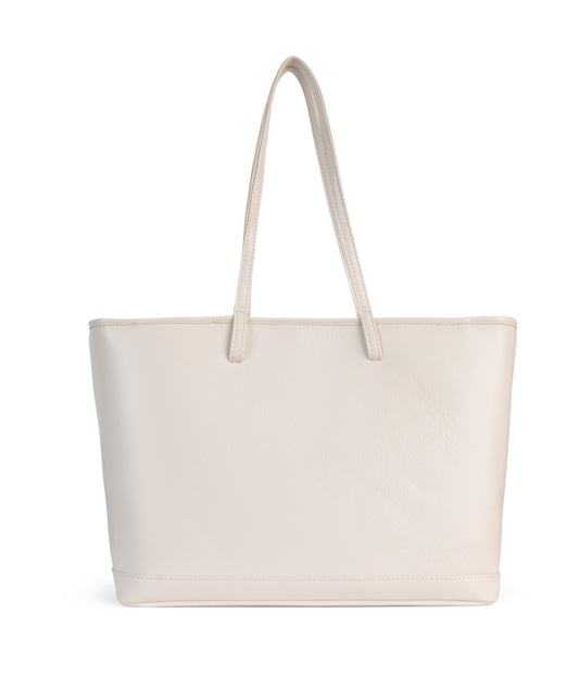 ELIZA Vegan Tote Bag - Theme | Color: White - variant::snowberry