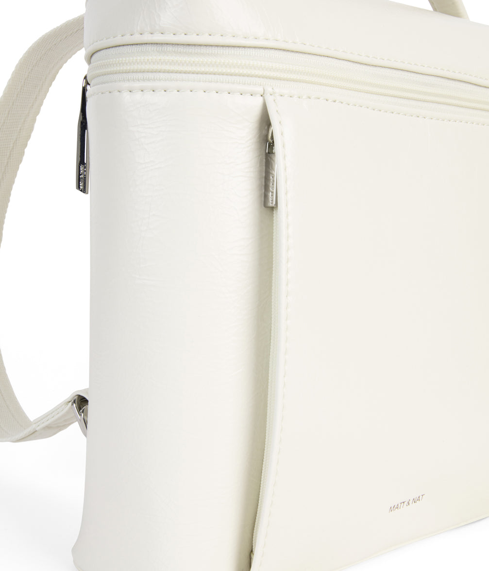 FAY Vegan Backpack - Theme | Color: White - variant::snowberry