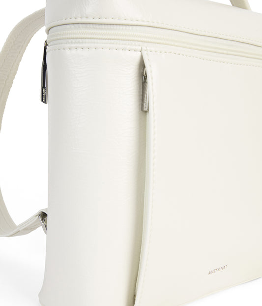 FAY Vegan Backpack - Theme | Color: White - variant::snowberry