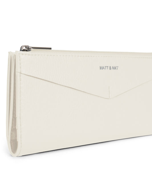 ROME Vegan Wallet - Theme | Color: White - variant::snowberry