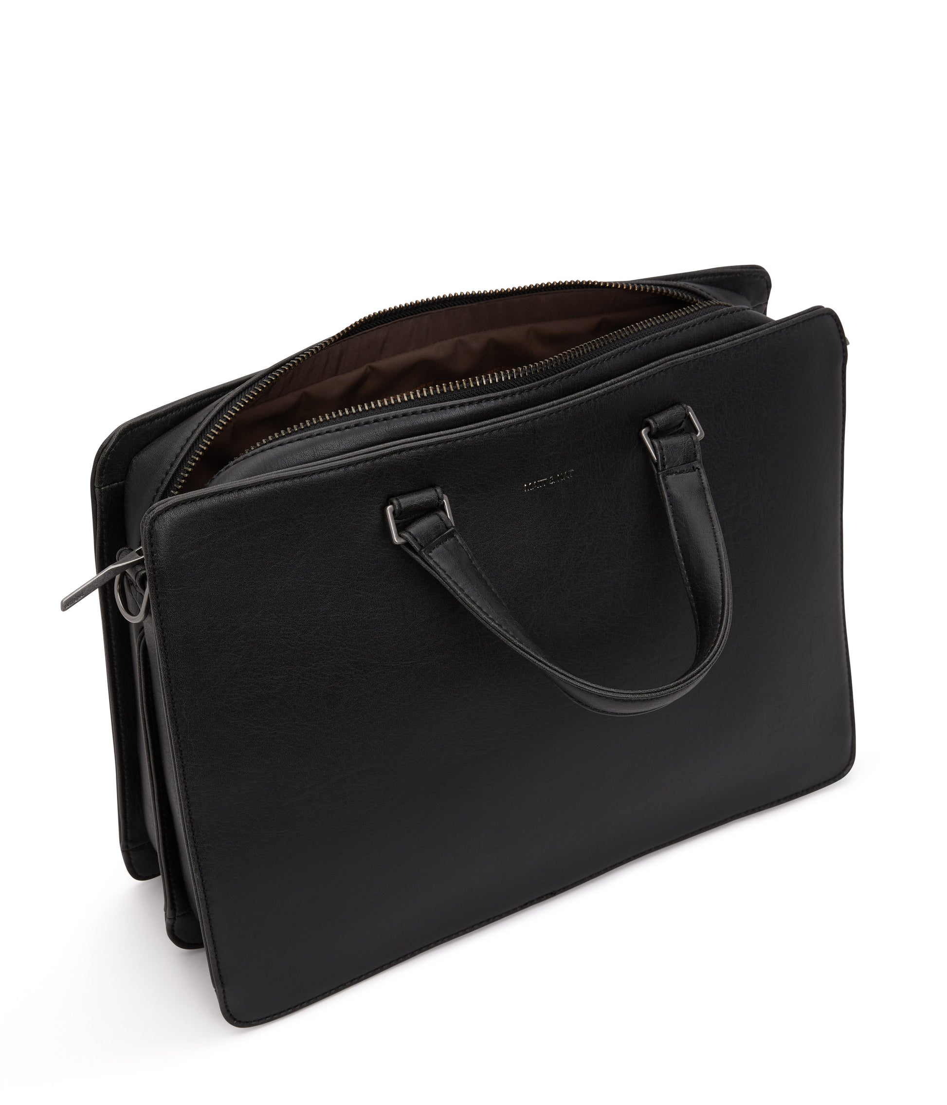DAVID Vegan Briefcase - Vintage | Color: Black - variant::black