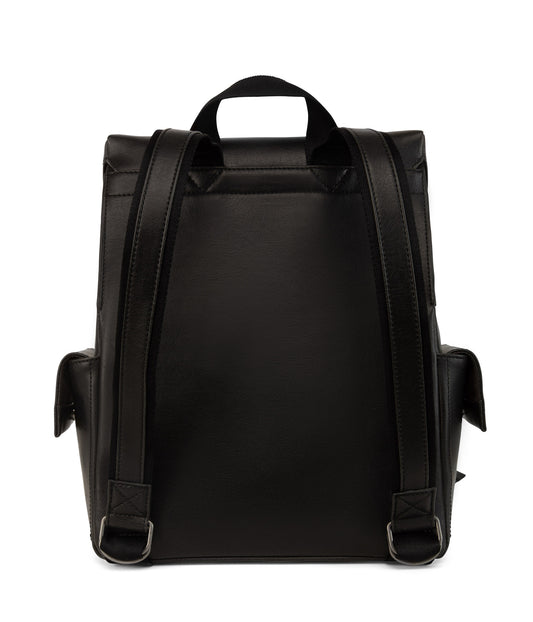 MIKAL Vegan Backpack - Vintage | Color: Black - variant::black