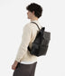 MIKAL Vegan Backpack - Vintage | Color: Black - variant::black