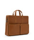 SOREN Vegan Briefcase - Vintage | Color: Brown - variant::chili