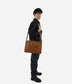 DAVID Vegan Briefcase - Vintage | Color: Brown - variant::chili