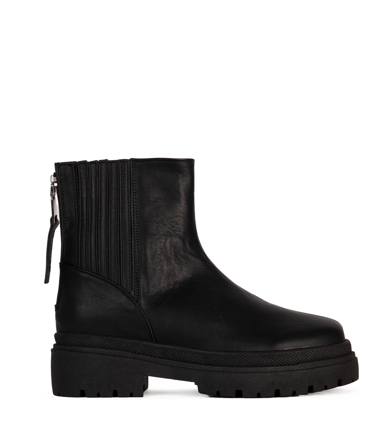 QUINN Women's Vegan Ankle Boots | Color: Black - variant::black