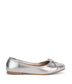 MAHON Women's Vegan Ballerina Flats | Color: Grey - variant::silver