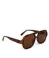 CHOI-2 Recycled Aviator Sunglasses | Color: Brown - variant::brown