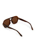 CHOI-2 Recycled Aviator Sunglasses | Color: Brown - variant::brown