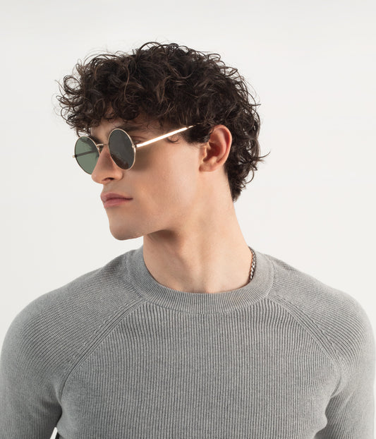 COLE Round Metal Sunglasses | Color: Grey - variant::silver