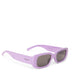 KIIN-2 Recycled Rectangle Sunglasses | Color: Purple, Grey - variant::lilac