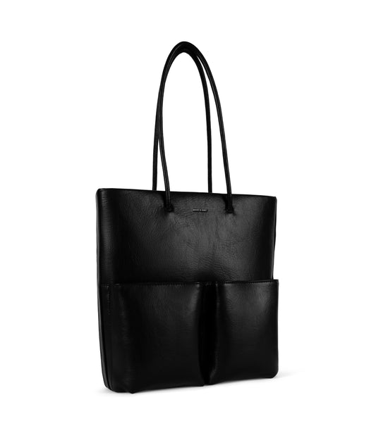 BERTA Vegan Tote Bag - Theme | Color: Black - variant::black