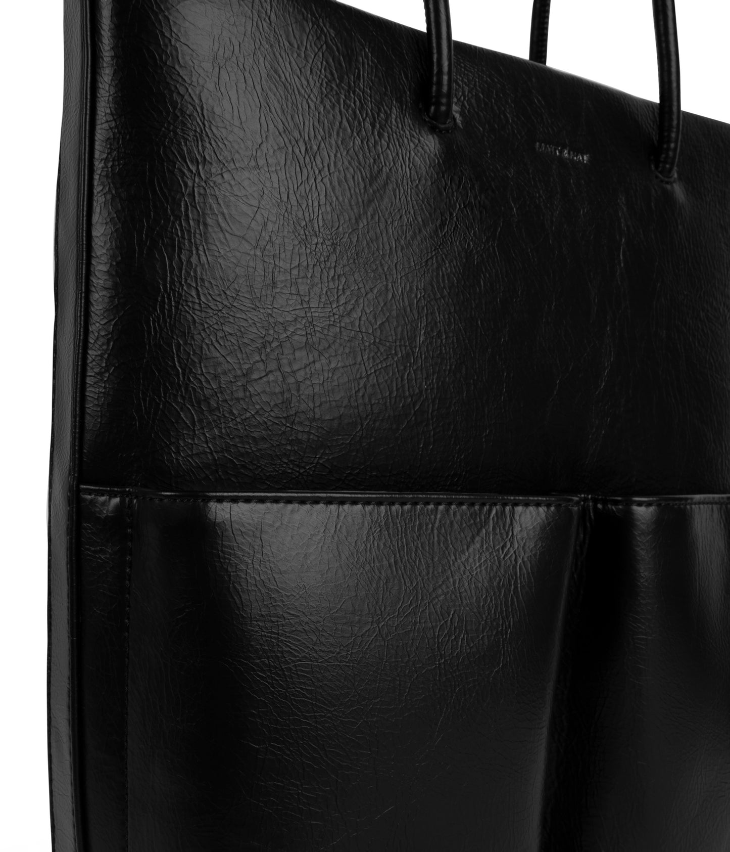 BERTA Vegan Tote Bag - Theme | Color: Black - variant::black