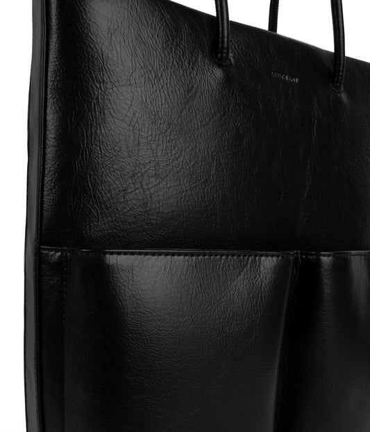 BERTA Vegan Tote Bag - Theme | Color: Black - variant::black