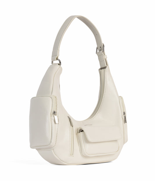 DEE Vegan Shoulder Bag - Theme | Color: White - variant::snowberry