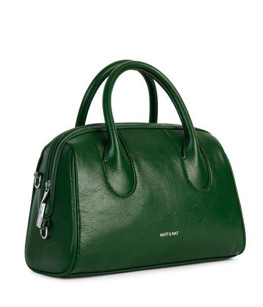 FLORIA Vegan Satchel - Theme | Color: Green - variant::mural